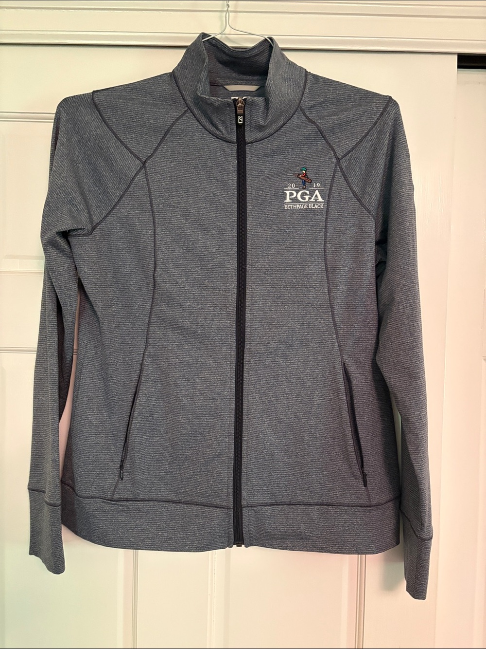 PGA Bethpage Black 2019 Championship Heathered Gray Full-Zip Jacket